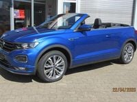 Gebraucht VW T-Roc Cabriolet R-line 150 PS (110 kW) 2021 Blau Cabrio