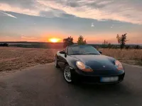 Gebraucht Porsche Boxster 220 PS (161 kW) 2001 Blau Cabrio
