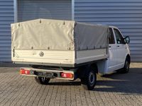 gebraucht VW T6 DoKa Pritsche 4Motion 2.0 TDI AHK KLIMA STANDHZ Plane + Spriegel