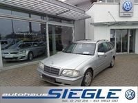 Gebraucht Mercedes C200 Elegance 102 PS (75 kW) 1999 Silber metallic Kombi