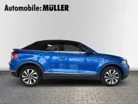Gebraucht VW T-Roc Cabriolet 110 PS (80 kW) 2021 Blau Cabrio