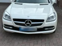 Second-hand Mercedes SLK200 184 CP (135 kW) 2013 Alb Cabrio
