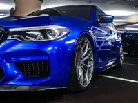 Brugt BMW M550 Performance 530 HK (389 kW) 2019 Blå Sedan