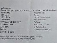 Gebraucht VW Passat 150 PS (110 kW) 2016 Schwarz Limousine