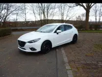 Gebraucht Mazda 3 Sports-Line 150 PS (110 kW) 2015 Weiß Limousine