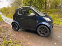 Occasion Smart ForTwo Cabrio 40 ch (29 kW) 2002 Bleue Cabriolet
