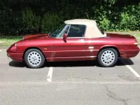 Gebraucht Alfa Romeo Spider 120 PS (88 kW) 1992 Rot Cabrio