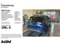 Gebraucht VW T-Cross Active 110 PS (80 kW) 2022 Reef blue metallic SUV