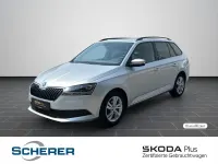 Gebraucht Skoda Fabia Ambition 95 PS (69 kW) 2023 Brillantsilber metallic (metallic) Kleinwagen