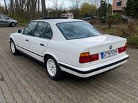 gebraucht BMW 525 E34 i Alpinweiss H-Zulassung TÜV 03/26 Notverkauf