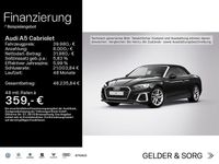 Gebraucht Audi A5 Cabriolet S-Line 204 PS (150 kW) 2023 Schwarz (mythosschwarz metallic) Cabrio