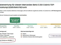 Gebraucht Mercedes E250 211 PS (155 kW) 2014 Schwarz Cabrio