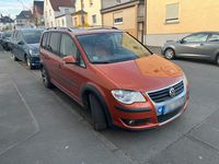 Gebraucht VW Touran Cross 140 PS (102 kW) 2007 Orange Van / Kleinbus