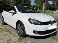 Gebraucht VW Golf Cabriolet 105 PS (77 kW) 2012 Weiß Cabrio