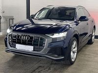 Gebraucht Audi Q8 S-Line 340 PS (250 kW) 2021 Navarrablau metallic SUV