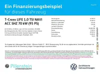 Gebraucht VW T-Cross Life 95 PS (69 kW) 2024 Grau SUV