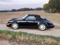 Gebraucht Porsche 911 Carrera 4 Cabriolet 250 PS (183 kW) 1990 Schwarz Cabrio