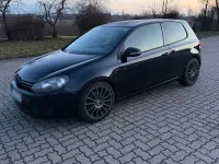 Gebraucht VW Golf VI Trendline 80 PS (58 kW) 2009 Schwarz Kleinwagen