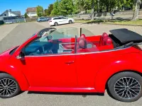 Gebraucht VW New Beetle Highline 102 PS (75 kW) 2003 Rot Kleinwagen