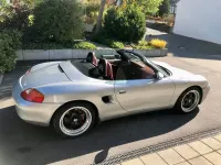 Brugt Porsche Boxster 204 HK (150 kW) 1998 Sølv Cabriolet