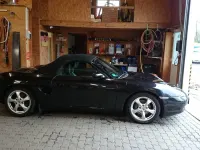 Begagnad Porsche Boxster 220 HK (161 kW) 2002 Svart Cab