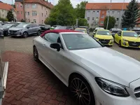 Gebraucht Mercedes C220 AMG 194 PS (142 kW) 2023 Weiß Cabrio