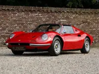 Gebraucht Ferrari Dino 246 1974 Rot Cabrio