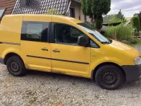 Gebraucht VW Caddy 69 PS (50 kW) 2009 Gelb Van / Kleinbus