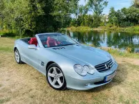 Gebraucht Mercedes SL500 306 PS (225 kW) 2002 Silber Cabrio
