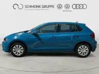 Gebraucht VW Polo Comfortline 75 PS (55 kW) 2018 Blau Kleinwagen