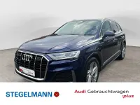 Gebraucht Audi Q7 S-Line 286 PS (210 kW) 2022 Navarrablau metallic SUV