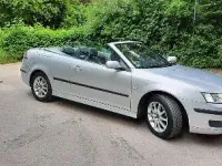 Gebraucht Saab 9-3 Cabriolet Vector 150 PS (110 kW) 2007 Silber Cabrio