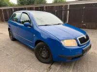 Gebraucht Skoda Fabia 2004 Blau Kleinwagen