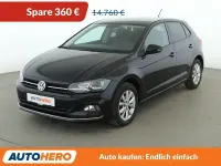 Gebraucht VW Polo Highline 95 PS (69 kW) 2019 Schwarz Kleinwagen