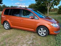 Gebraucht VW Touran 105 PS (77 kW) 2008 Orange Van / Kleinbus