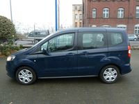 Gebraucht Ford Tourneo Courier Trend 101 PS (74 kW) 2017 Blau Van / Kleinbus