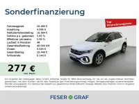 Gebraucht VW T-Roc R-line 110 PS (80 kW) 2023 Pure white schwarz SUV