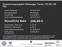 Gebraucht VW Touran Comfortline 150 PS (110 kW) 2021 Weiss Van / Kleinbus