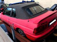 Gebraucht Ford Escort Cabriolet 131 PS (96 kW) 1994 Rot Cabrio