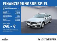 Gebraucht VW Passat Business 150 PS (110 kW) 2020 Silber Kombi