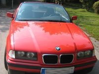 Gebraucht BMW 318 Cabriolet Sport Line 116 PS (85 kW) 2000 Rot Cabrio