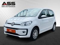 Gebraucht VW up! move up! 60 PS (44 kW) 2018 Weiß / white Kleinwagen
