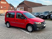 Gebraucht VW Caddy Trendline 102 PS (75 kW) 2017 Rot Van / Kleinbus