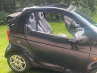 Gebraucht Smart ForTwo Cabrio 61 PS (44 kW) 2004 Schwarz Cabrio