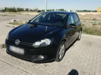 Gebraucht VW Golf VI Team 2010 Schwarz Kleinwagen