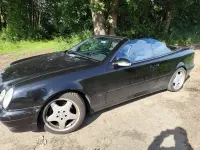 Gebraucht Mercedes CLK200 AMG 136 PS (100 kW) 2000 Schwarz Cabrio
