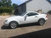 Gebraucht Mercedes SLK230 193 PS (141 kW) 1997 Weiß Cabrio