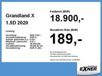 gebraucht Opel Grandland X 1.5D 2020 Navi, LED, DAB