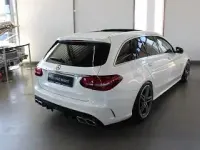 Gebraucht Mercedes C63 AMG AMG 476 PS (350 kW) 2019 Weiß , designo diamantweiß bright Limousine