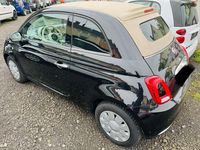 Gebraucht Fiat 500 Lounge 86 PS (63 kW) 2016 (vesuvio schwarz) Cabrio